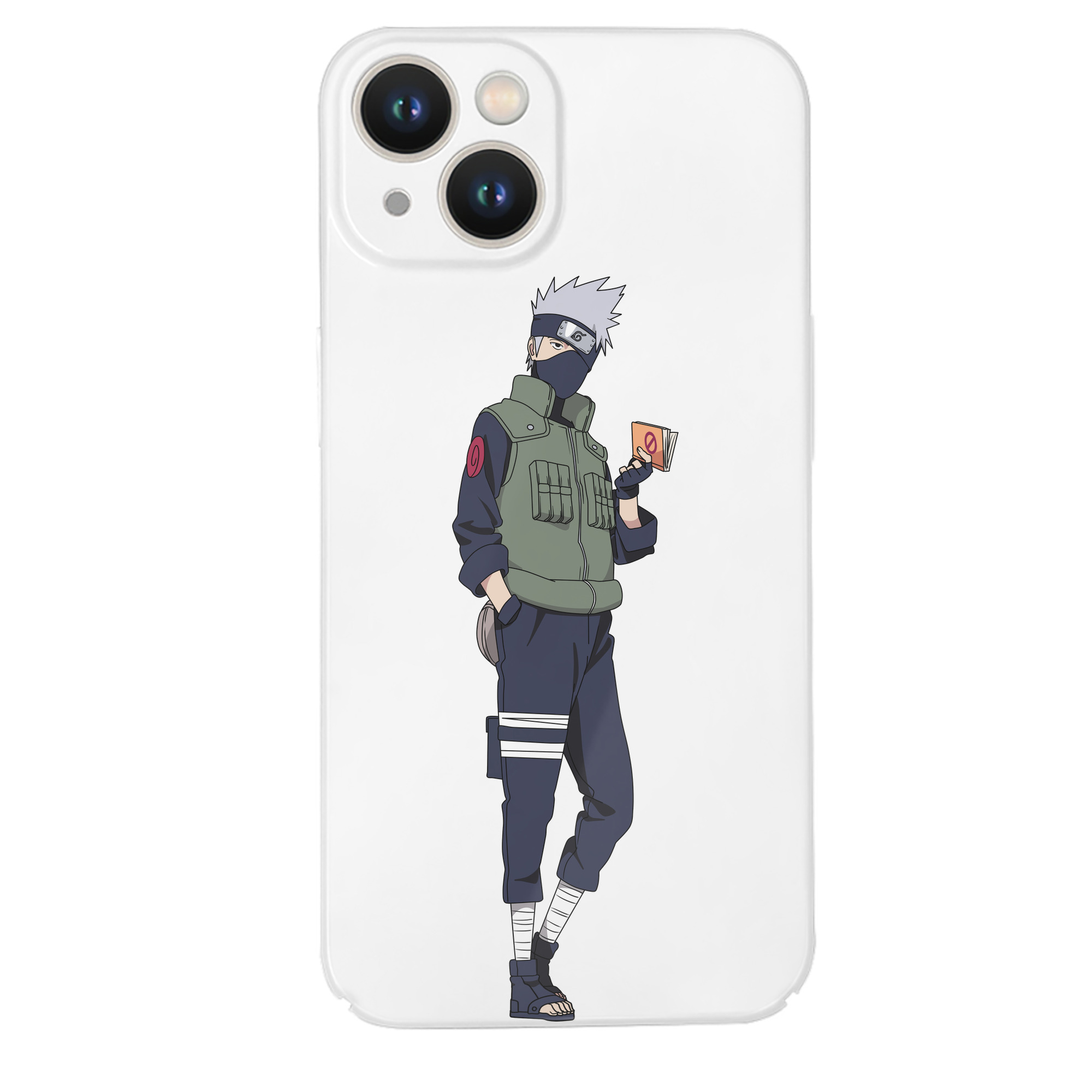 （画像用） NARUTO -ナルト- はたけ カカシ Hatake Kakashi 【iPhone 14シリーズ対応】ハードケース